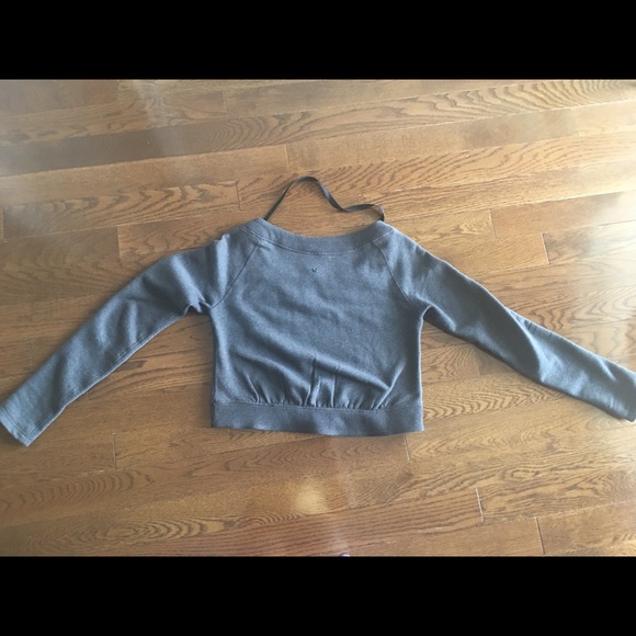 Lululemon Good Karma Crop Sweater Size 6 Grey - Picture 3 of 5
